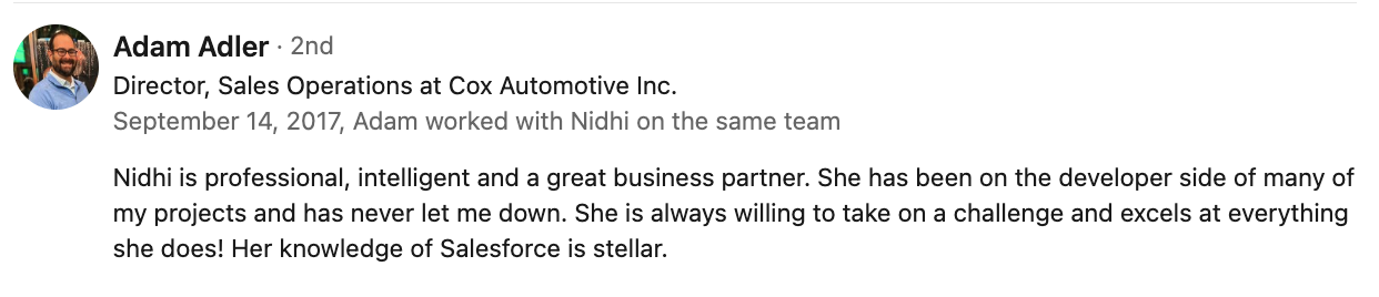 RoseHack Testimonial